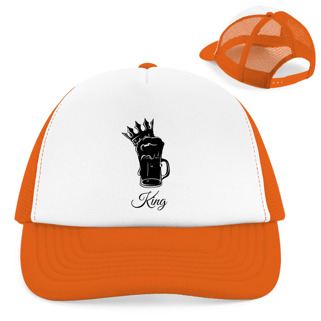 Premium Trucker Cap "King" (Snapback)
