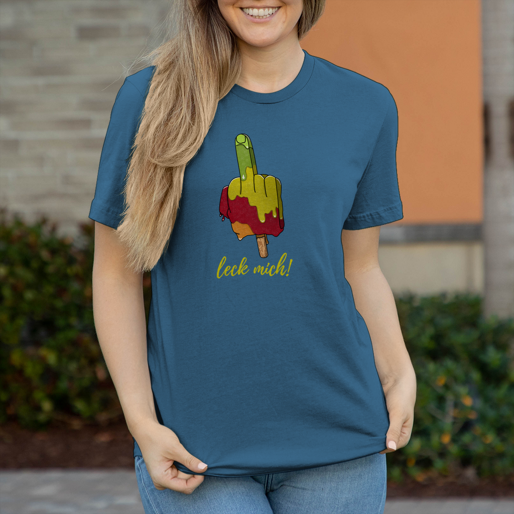 Premium T-Shirt "leck mich!" (Woman)
