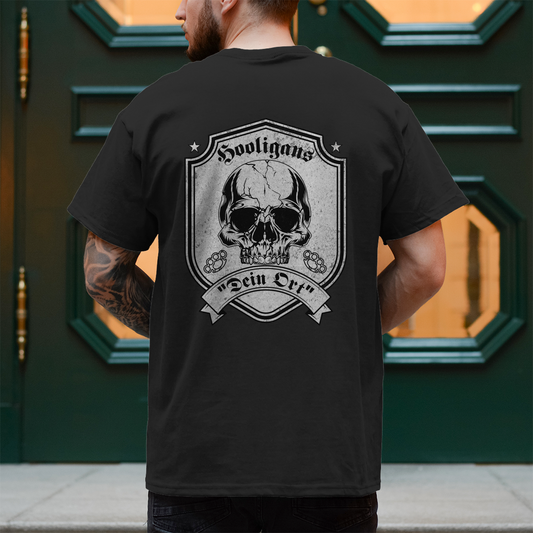 Premium T-Shirt "Ossi Originals – Ost Hools" (personalisierbar) (Backprint)