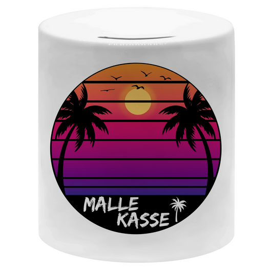 Premium Spardose: "Malle Kasse"