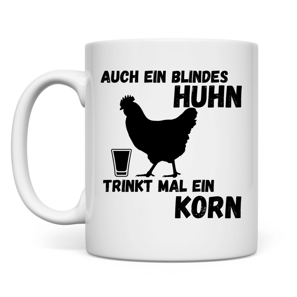 Premium Tasse "Blindes Huhn"