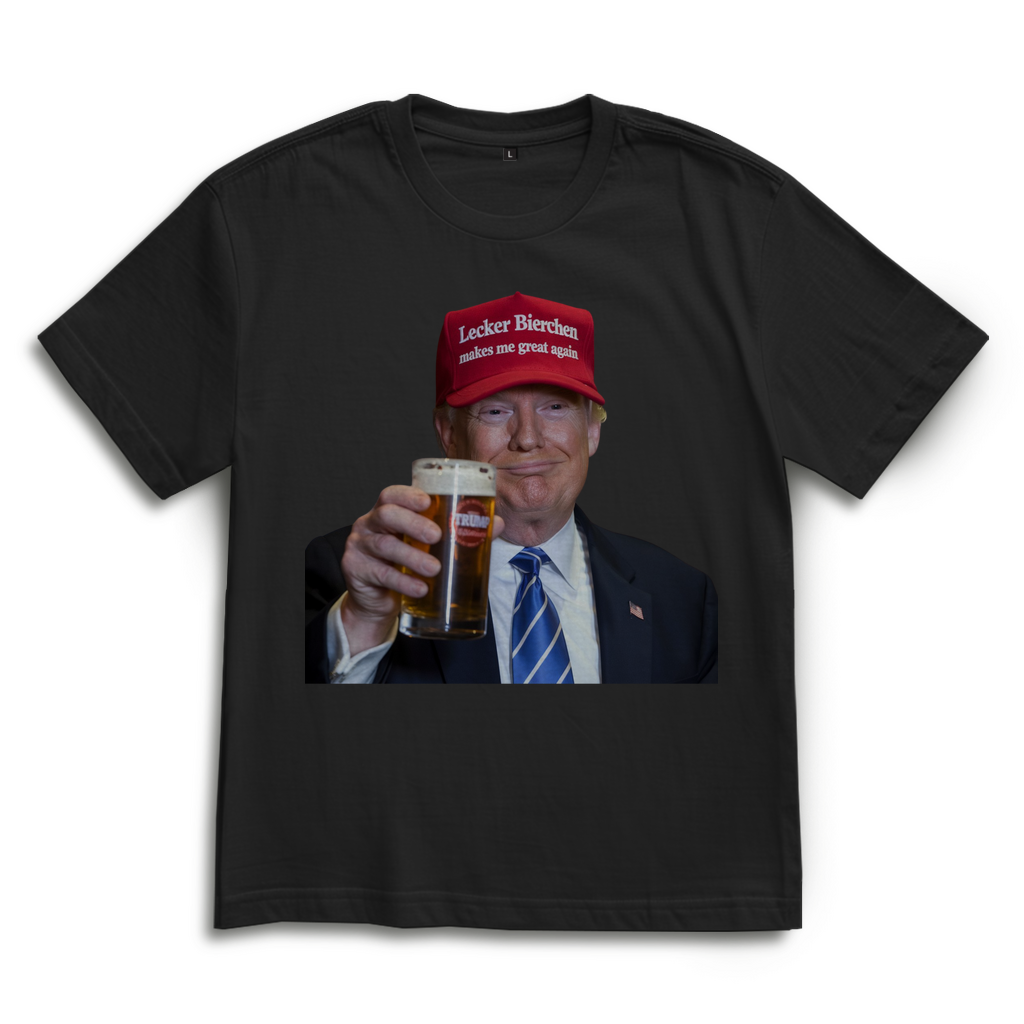 Premium Oversized T-Shirt "Trump - Lecker Bierchen"