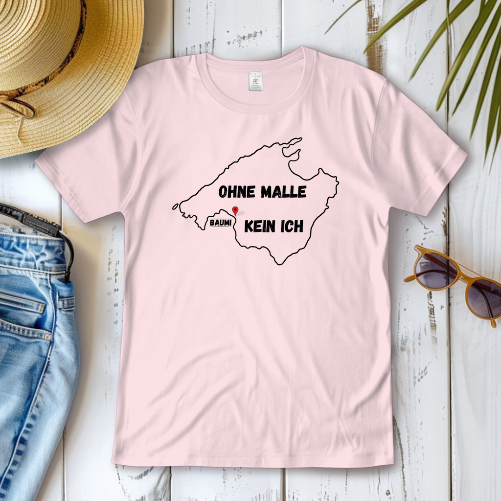 Premium T-Shirt "ohne Malle, kein ich [Baumi Edition]" (Woman)