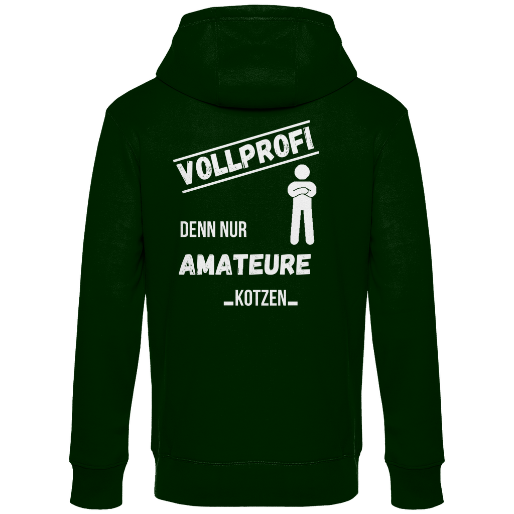 Premium Hoodie "Vollprofi" (Backprint)