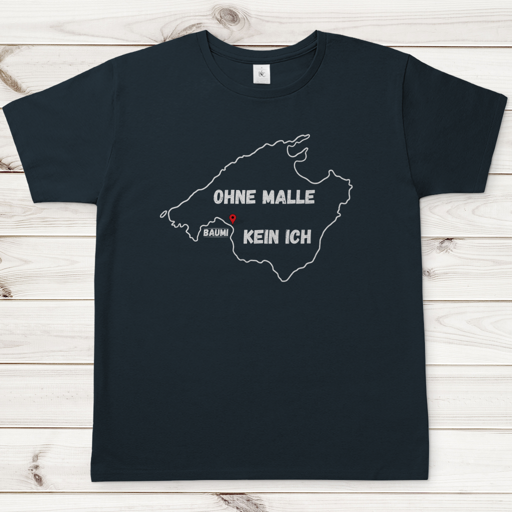 Premium T-Shirt "ohne Malle, kein ich [Baumi Edition]" (Man)