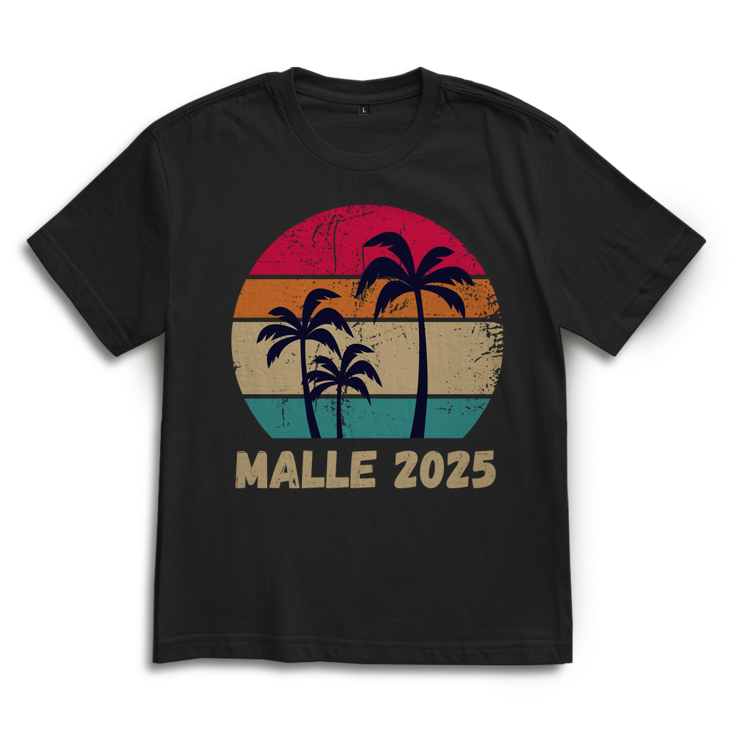 Premium Oversized T-Shirt "Malle 2025 Vintage"