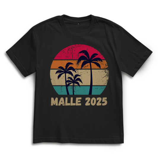 Premium Oversized T-Shirt "Malle 2025 Vintage"