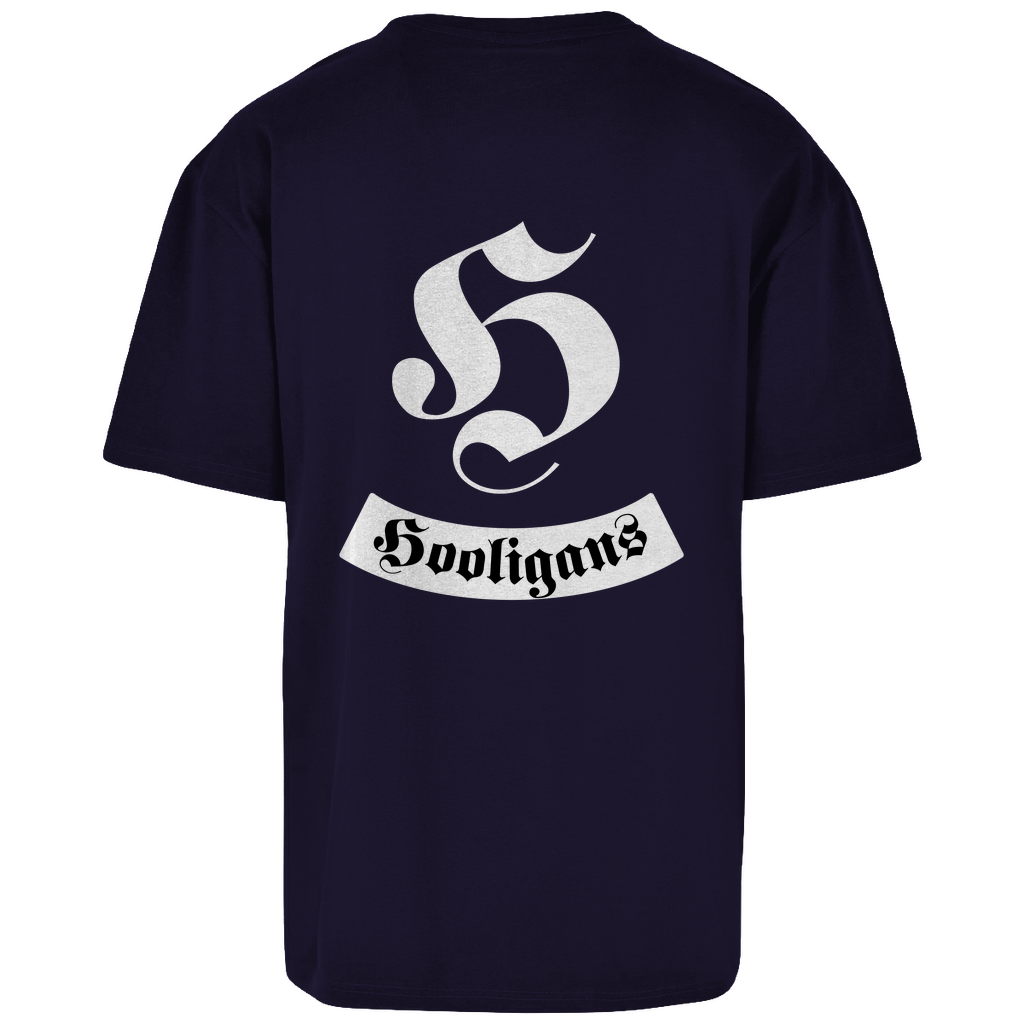 Premium Oversized T-Shirt "Hooligans - H" (Backprint)