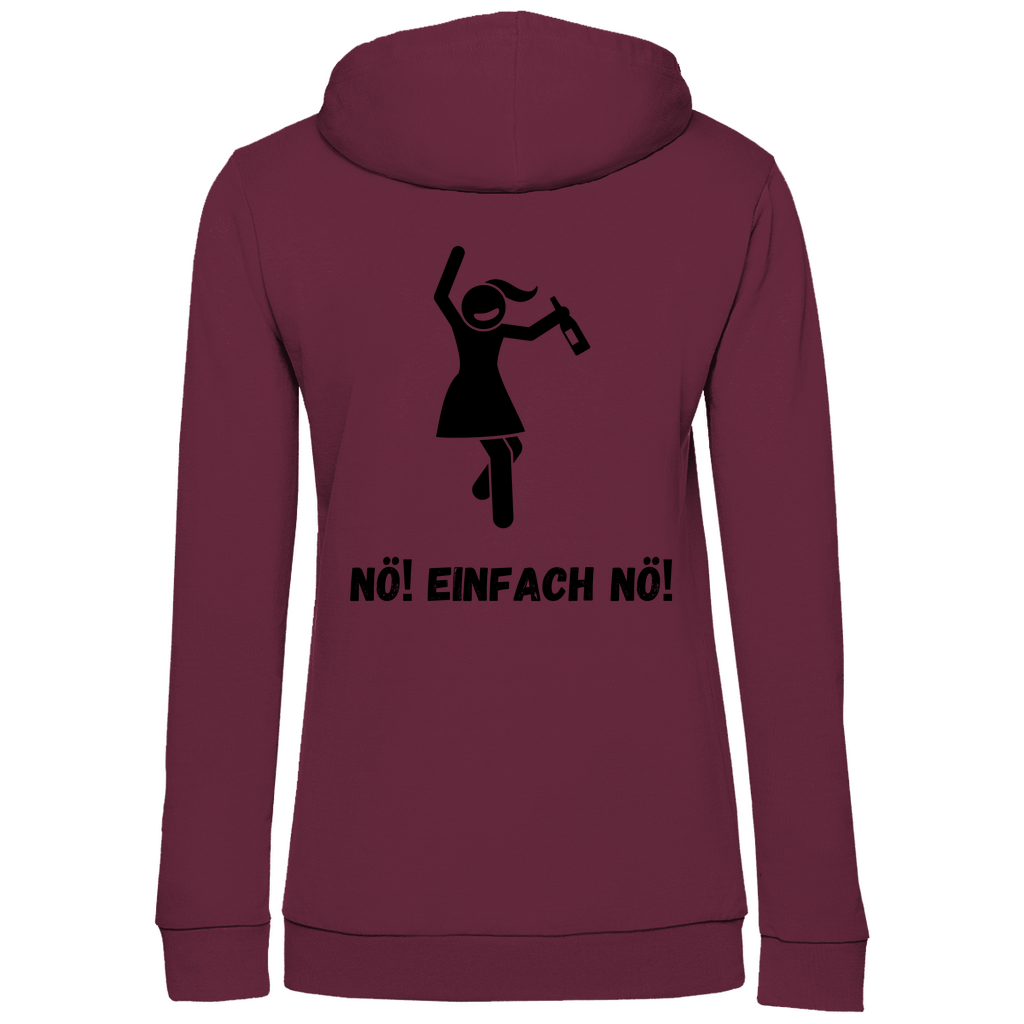 Premium Hoodie "NÖ!" (Woman) (Backprint)