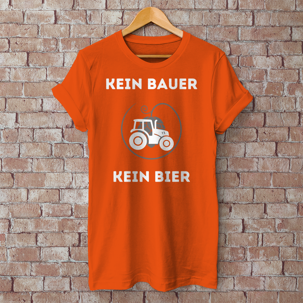Premium T-Shirt "kein Bauer - kein Bier"