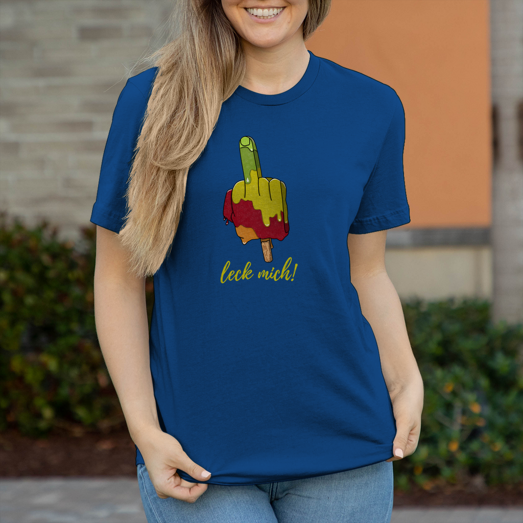 Premium T-Shirt "leck mich!" (Woman)