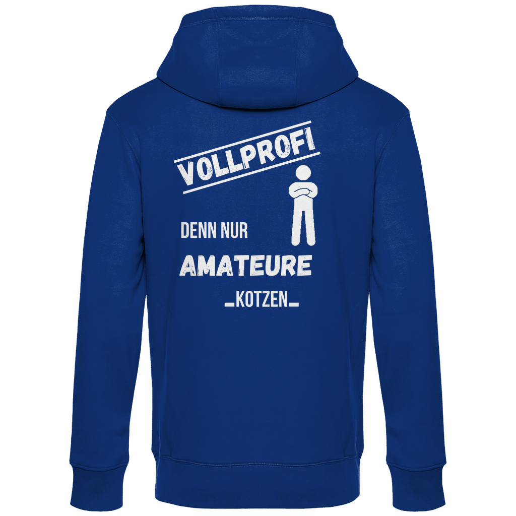 Premium Hoodie "Vollprofi" (Backprint)