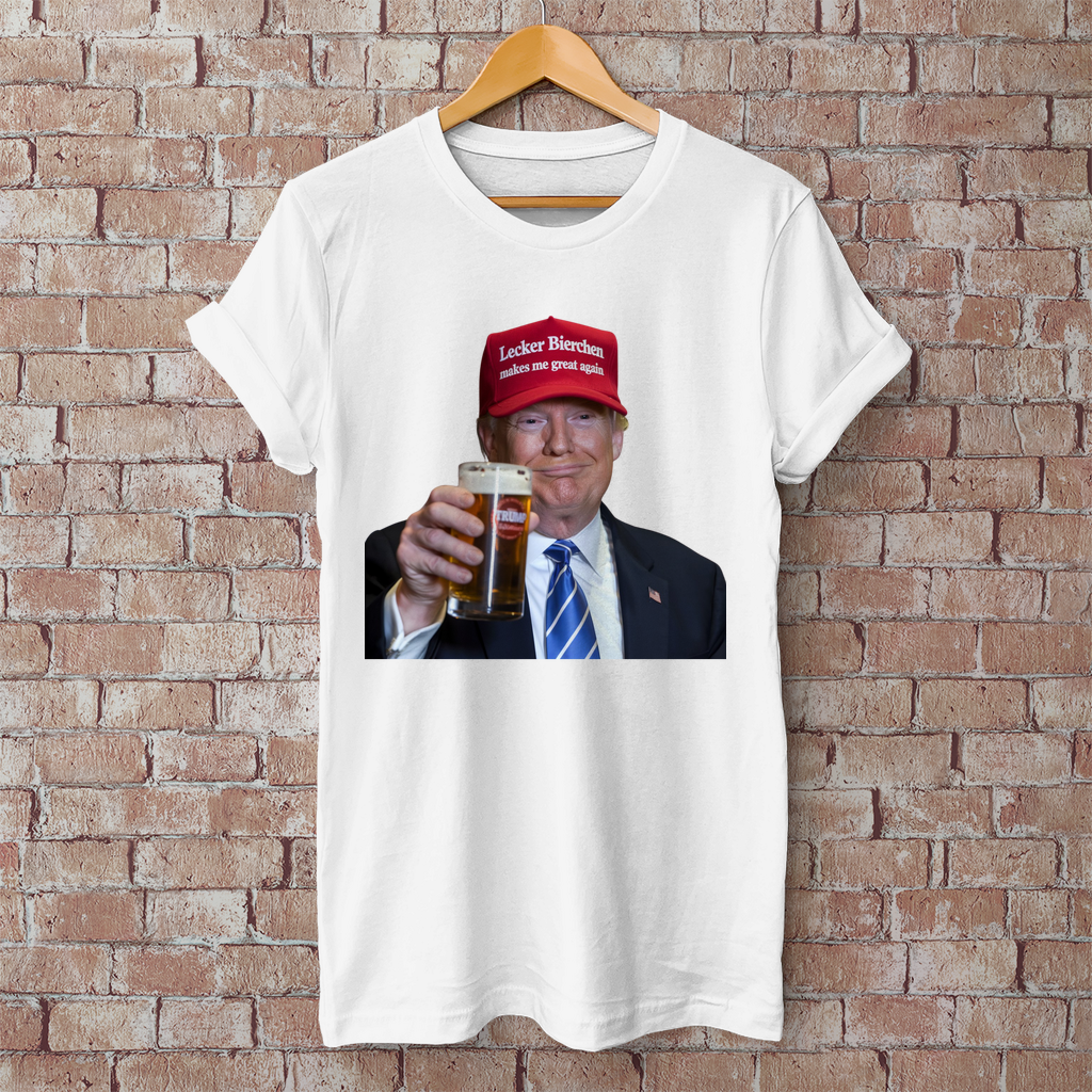 Premium T-Shirt "Trump - Lecker Bierchen"