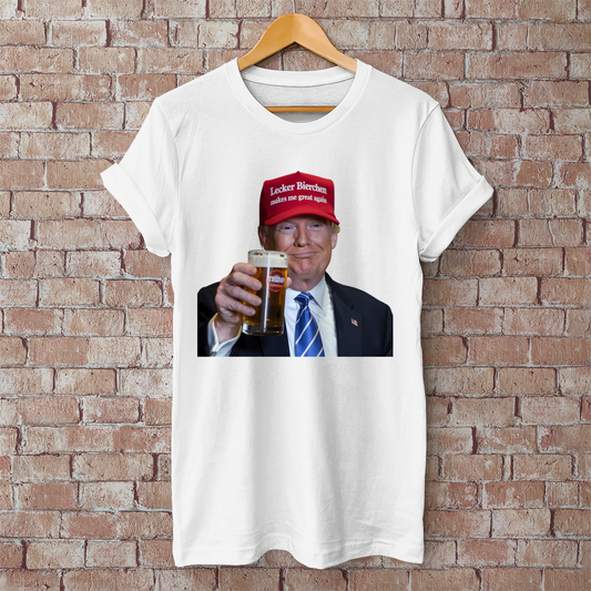 Premium T-Shirt "Trump - Lecker Bierchen"