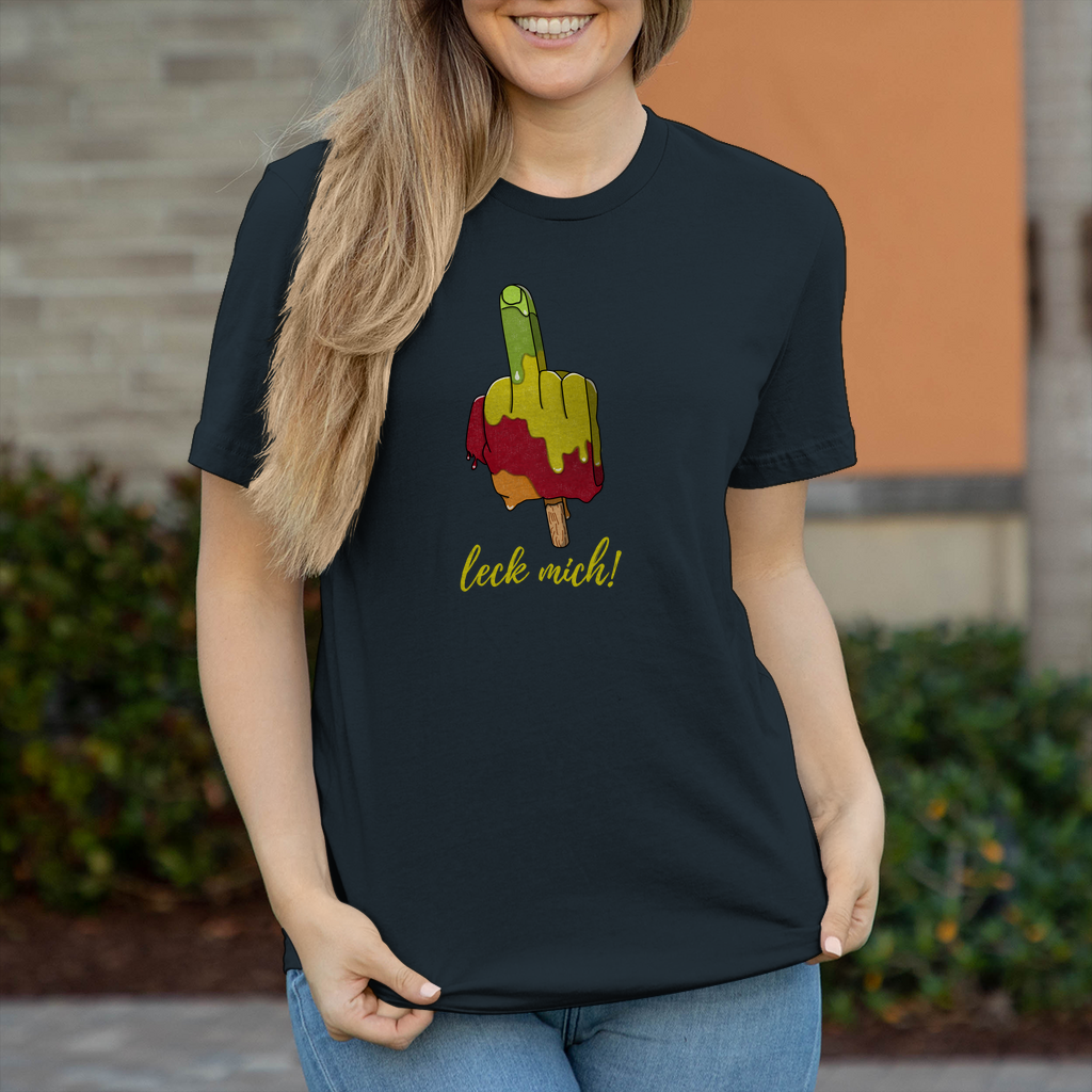 Premium T-Shirt "leck mich!" (Woman)
