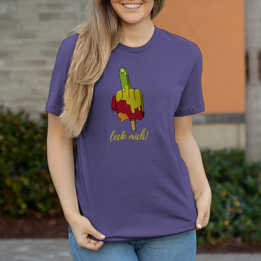 Premium T-Shirt "leck mich!" (Woman)