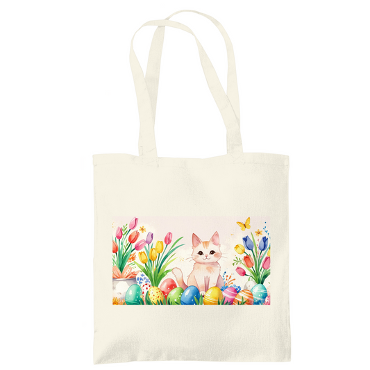 Premium Tragetasche "Easter Cats" [Spenden Design]
