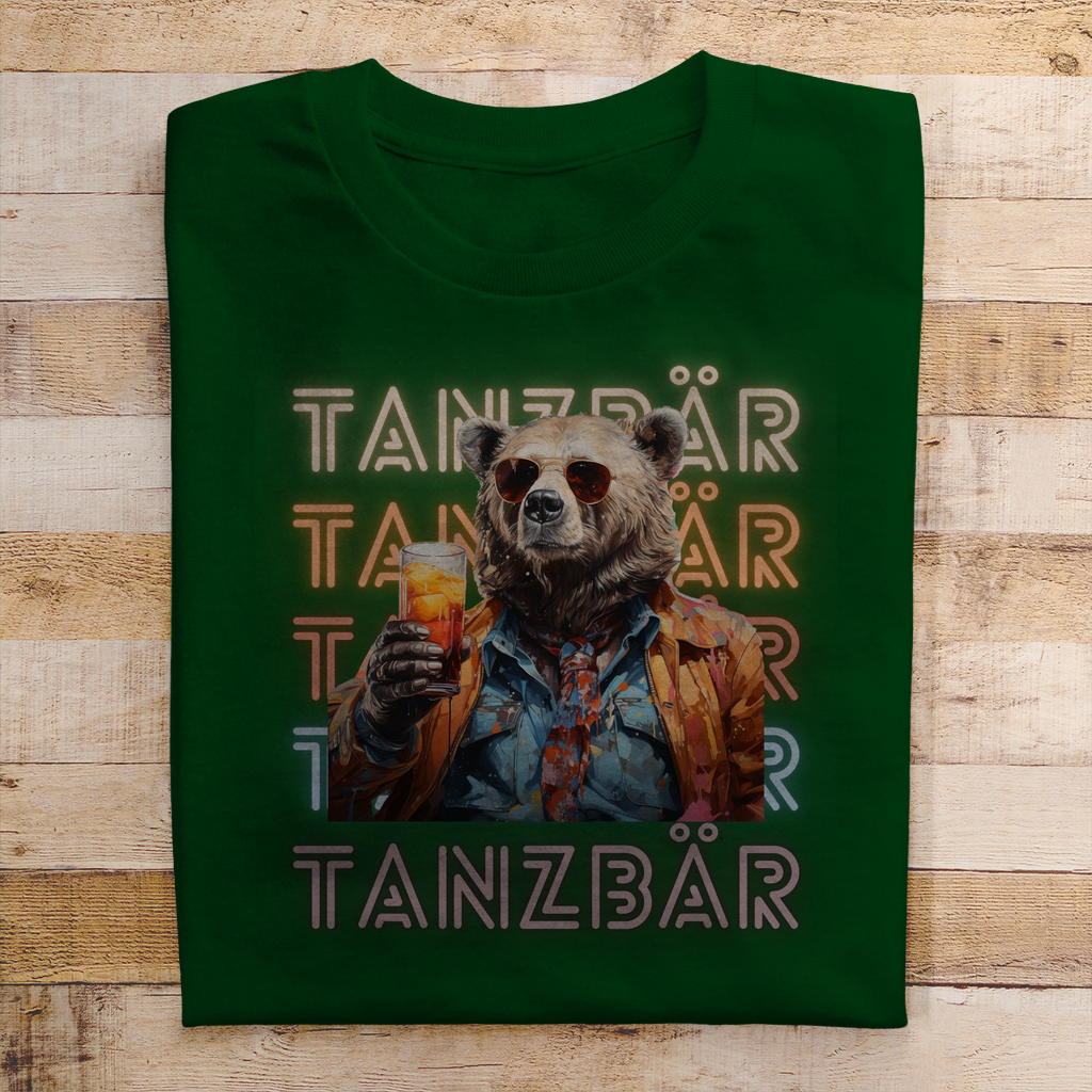 Premium T-Shirt "Tanzbär" (Man)
