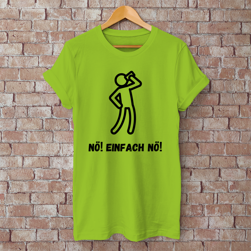Premium T-Shirt "NÖ!" (Man)
