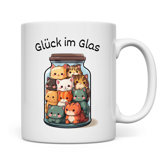 Premium Tasse "Glück im Glas" [Spenden Design]