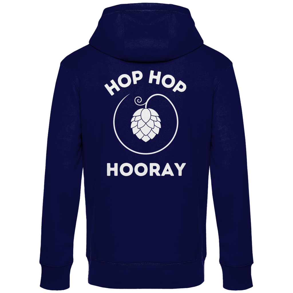 Premium Hoodie "Hop Hop Hooray" (Backprint)