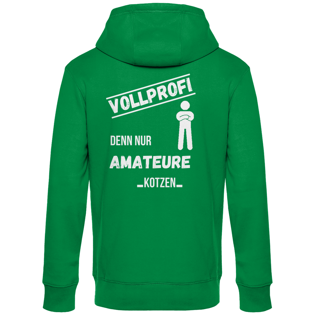 Premium Hoodie "Vollprofi" (Backprint)