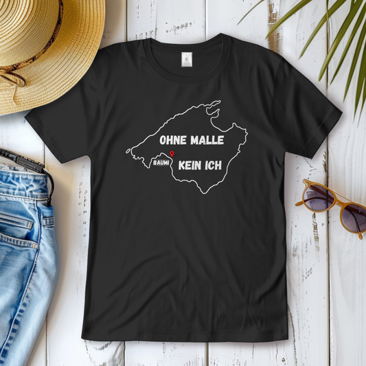 Premium T-Shirt "ohne Malle, kein ich [Baumi Edition]" (Woman)