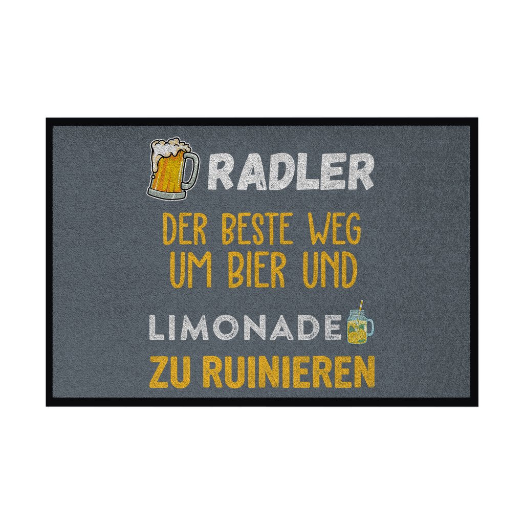 Premium Fußmatte "Radler"