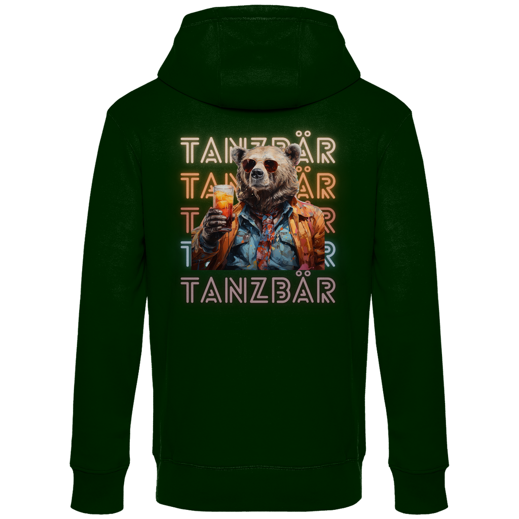 Premium Hoodie "Tanzbär" (Backprint)