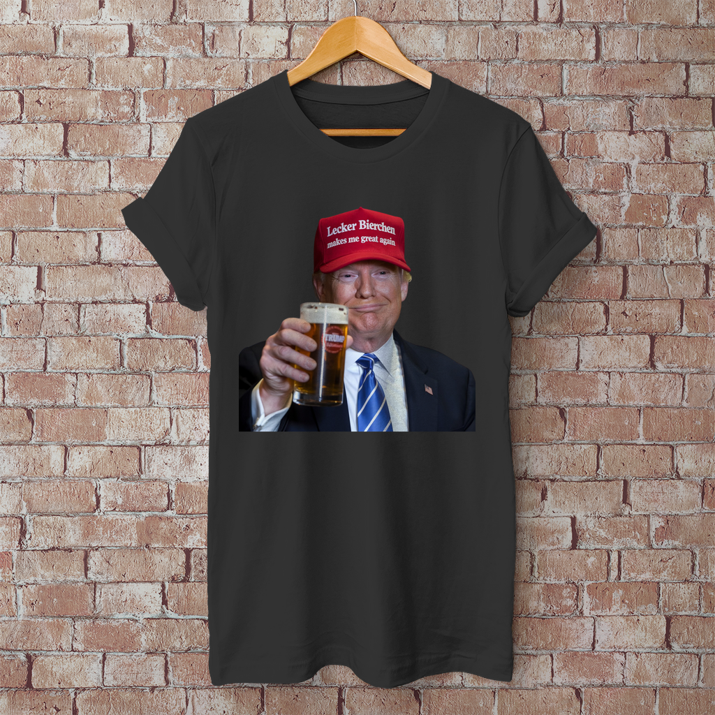 Premium T-Shirt "Trump - Lecker Bierchen"
