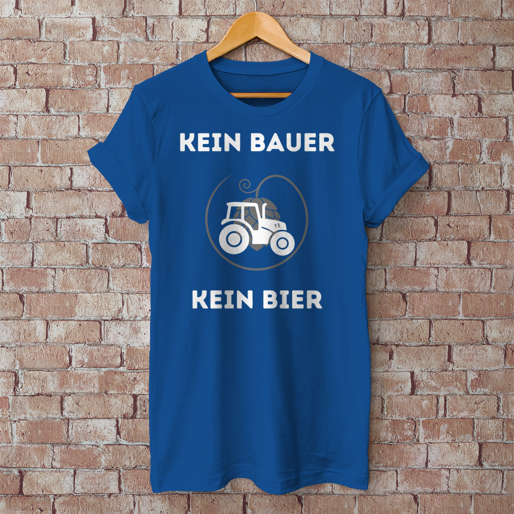 Premium T-Shirt "kein Bauer - kein Bier"