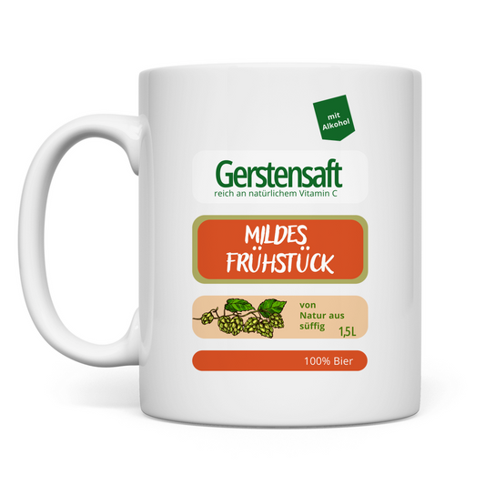 Premium Tasse "Gerstensaft"