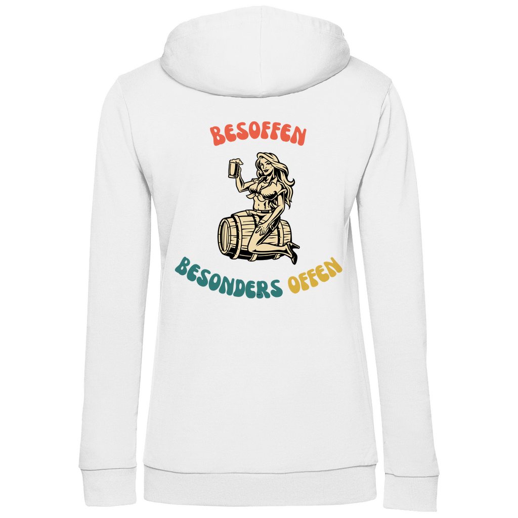 Premium Hoodie "Offen" (Woman) (Backprint)
