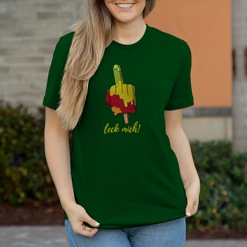 Premium T-Shirt "leck mich!" (Woman)