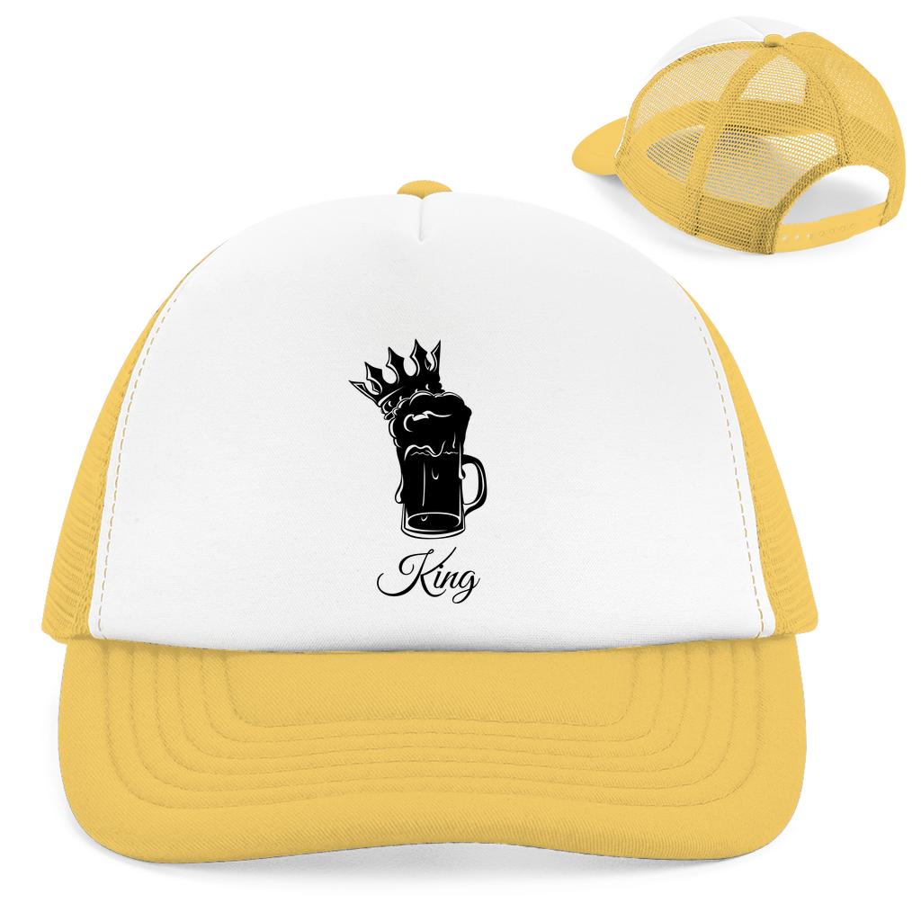 Premium Trucker Cap "King" (Snapback)