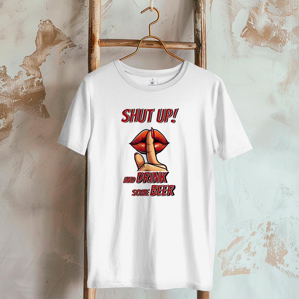 Premium T-Shirt "Shut up!" (Woman)