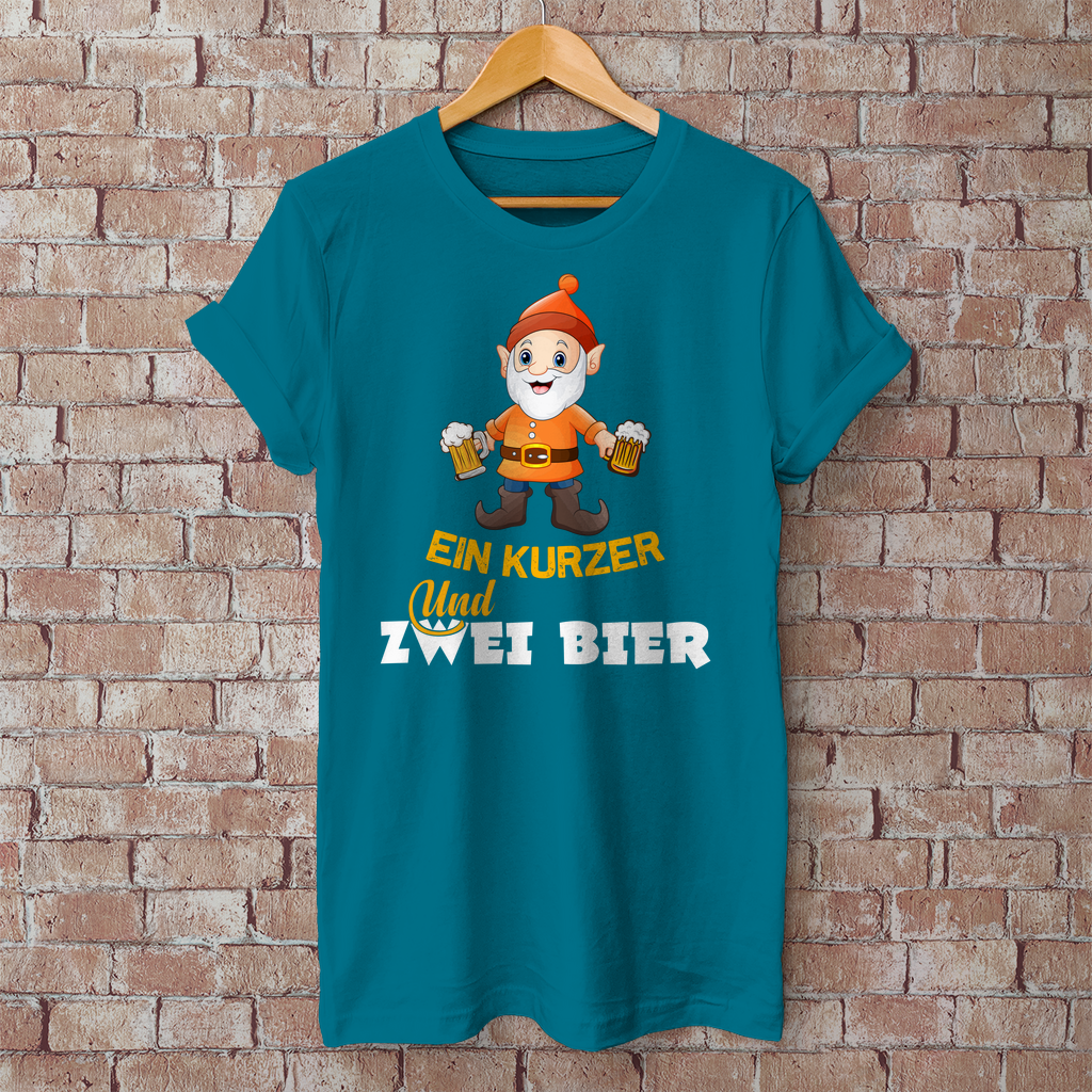 Premium T-Shirt "Ein Kurzer und zwei Bier"