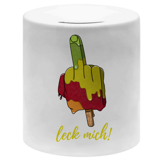 Premium Spardose "leck mich!"