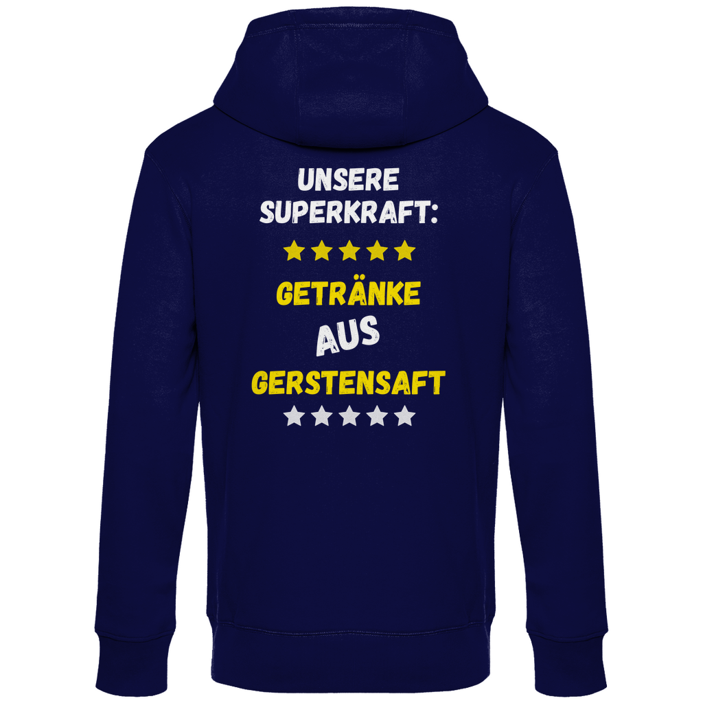 Premium Hoodie "Superkraft" (Backprint)