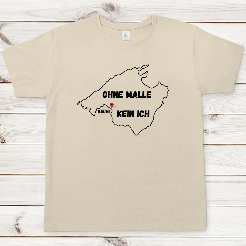 Premium T-Shirt "ohne Malle, kein ich [Baumi Edition]" (Man)
