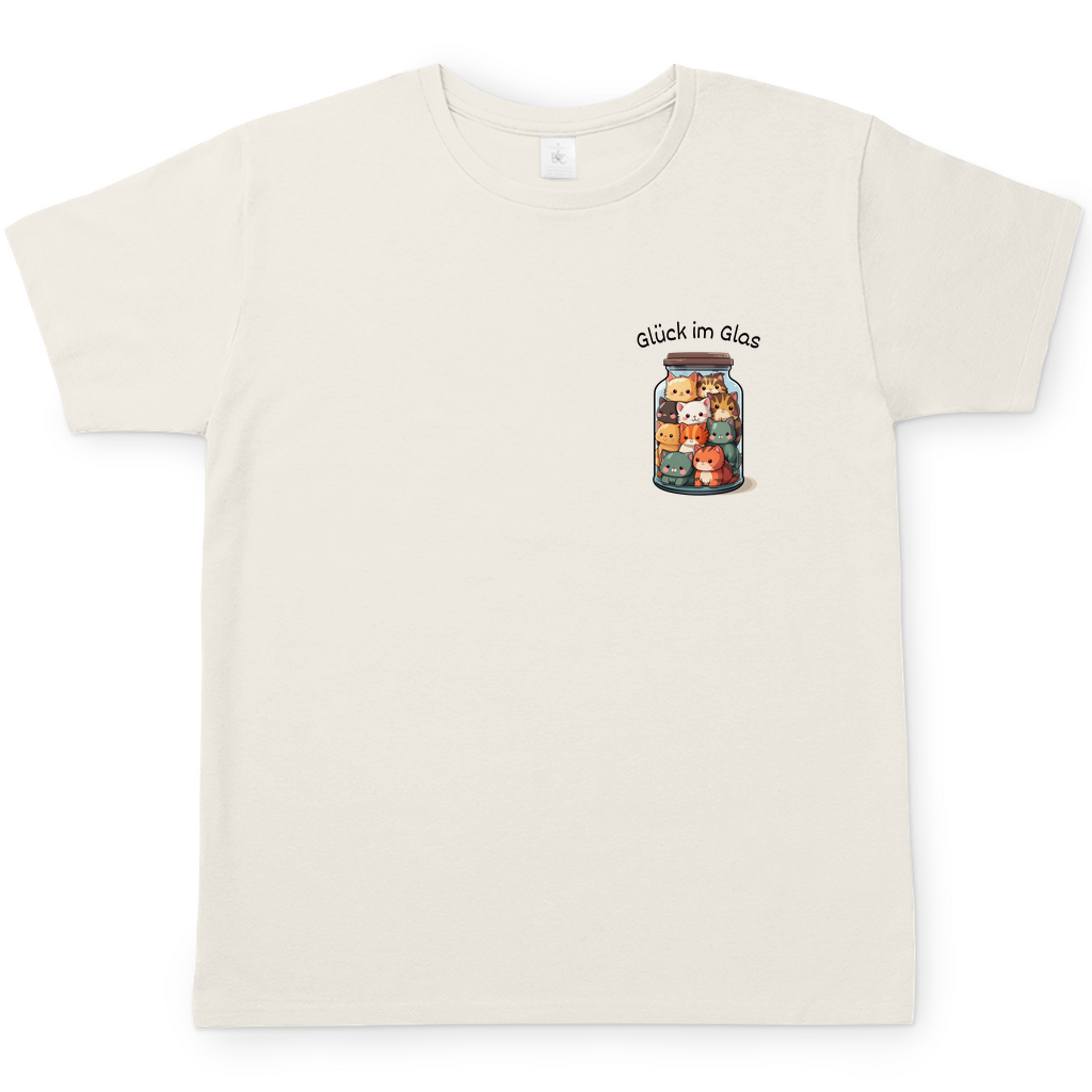 Premium T-Shirt "Glück im Glas" [Spenden Design]
