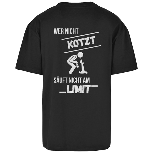 Premium Oversized T-Shirt "Limit" (Backprint)