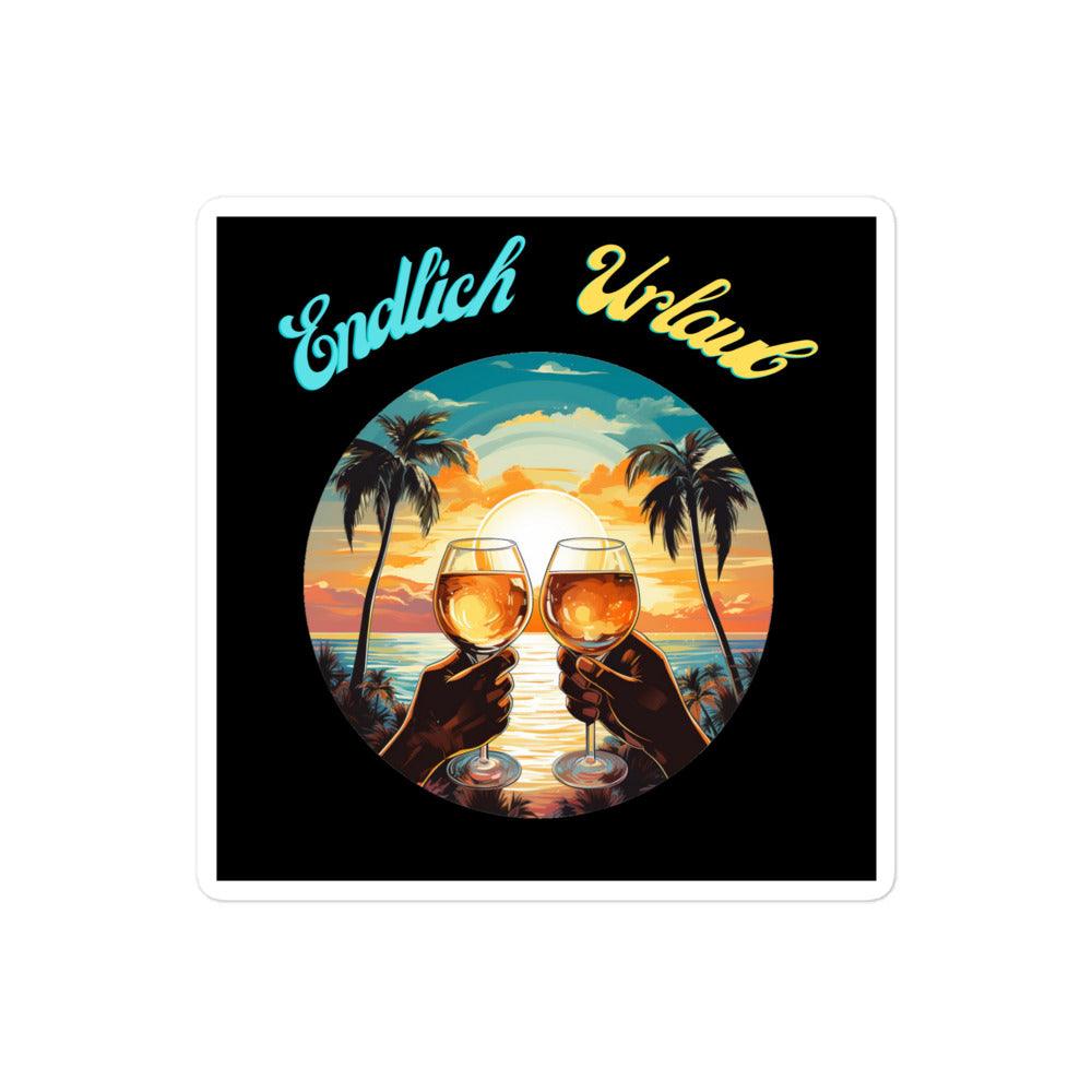 Premium Sticker "Urlaub"