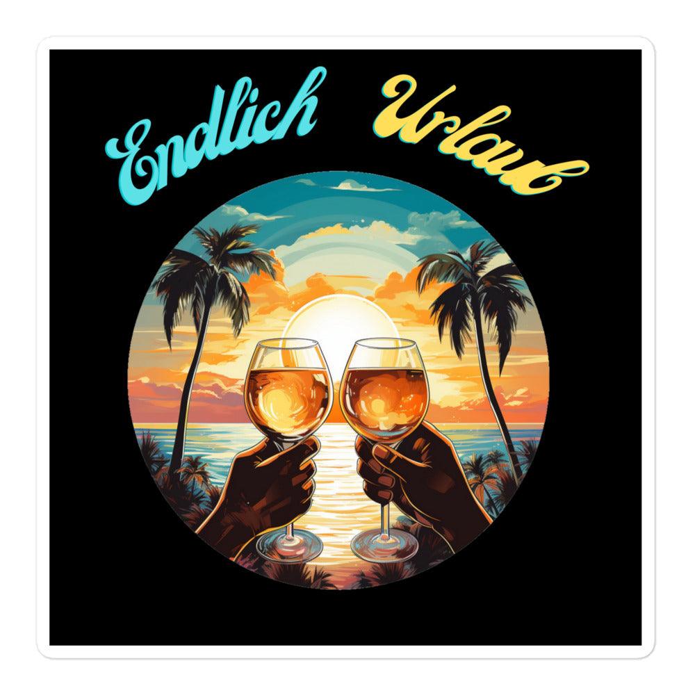 Premium Sticker "Urlaub"